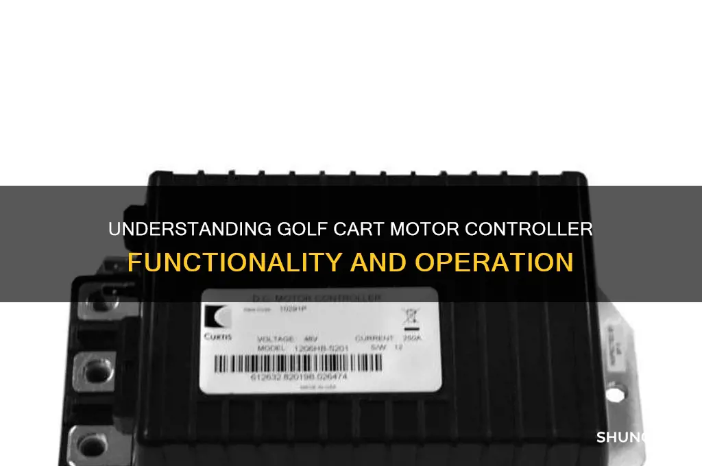 how does a golf cart motor controller work