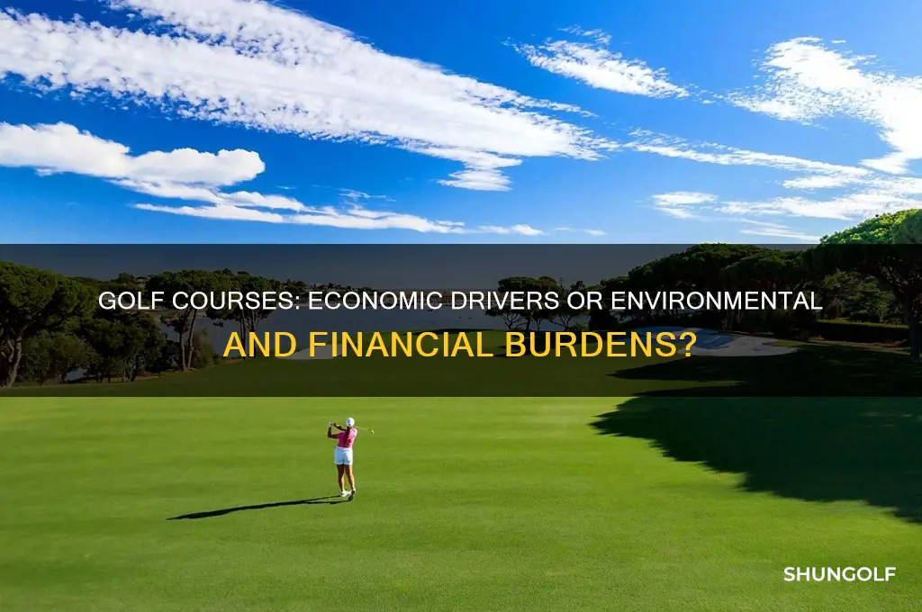 how does a golf course benefit or hurt the economy