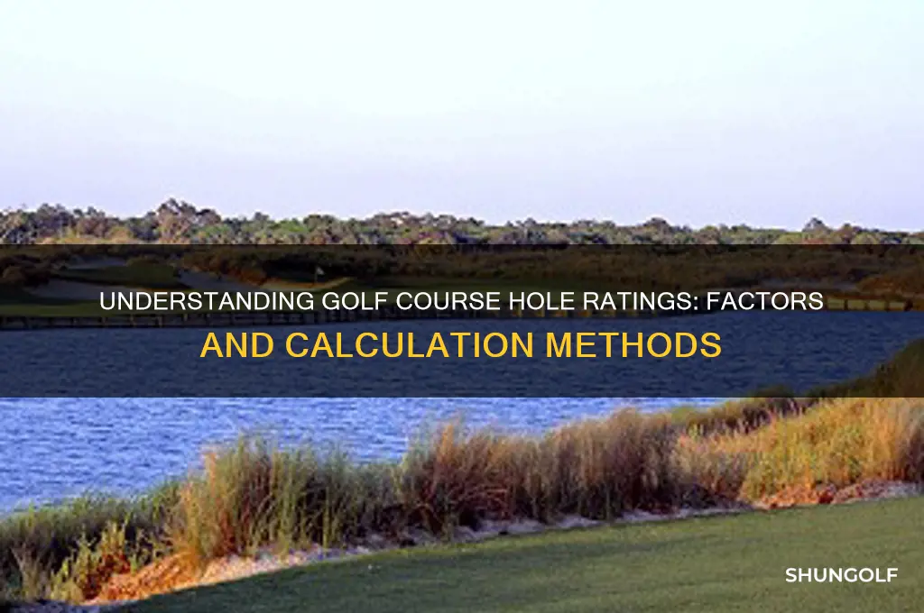how does a golf course determine hole ratings