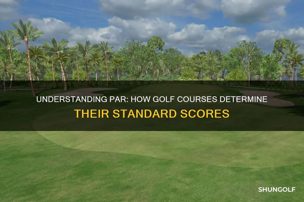 how does a golf course get their par