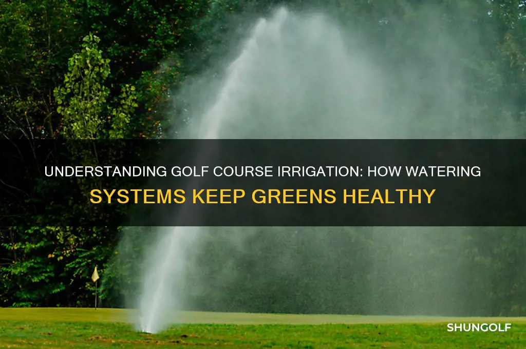 how does a golf course irrigation system work