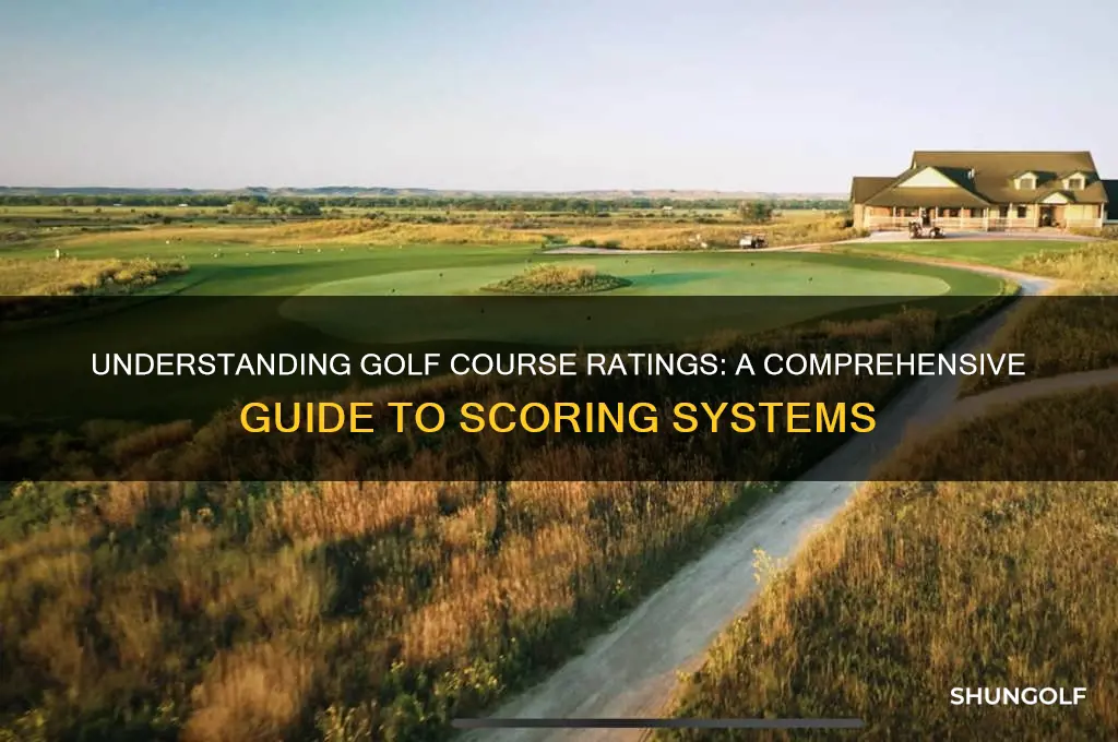 how does a golf course rating work