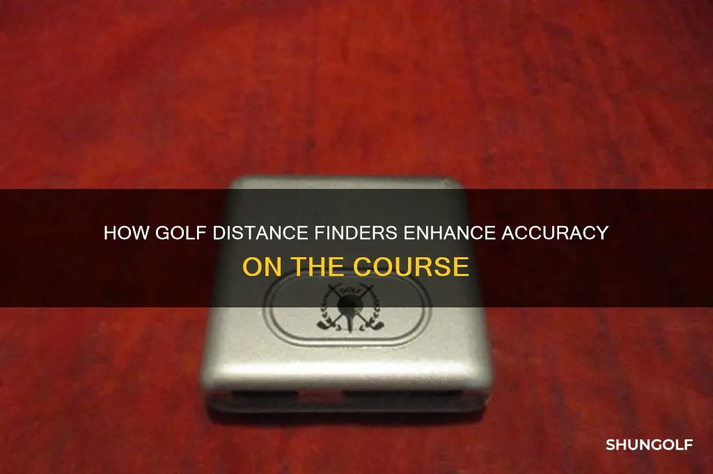 how does a golf distance finder work