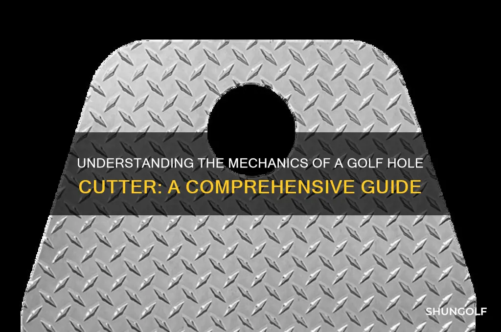 how does a golf hole cutter work