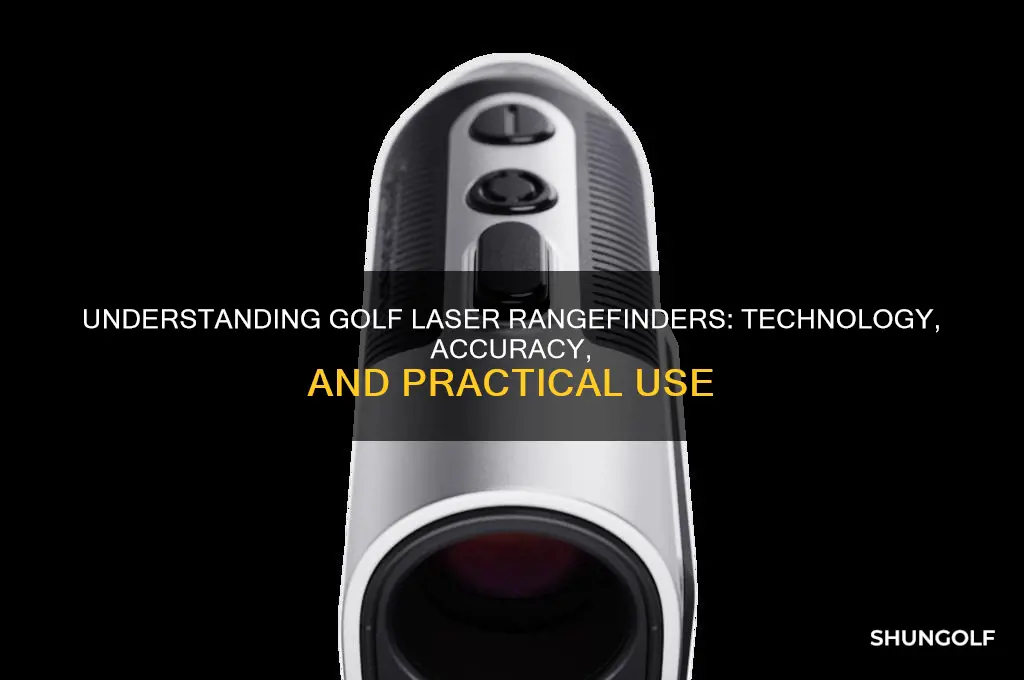 how does a golf laser rangefinder work