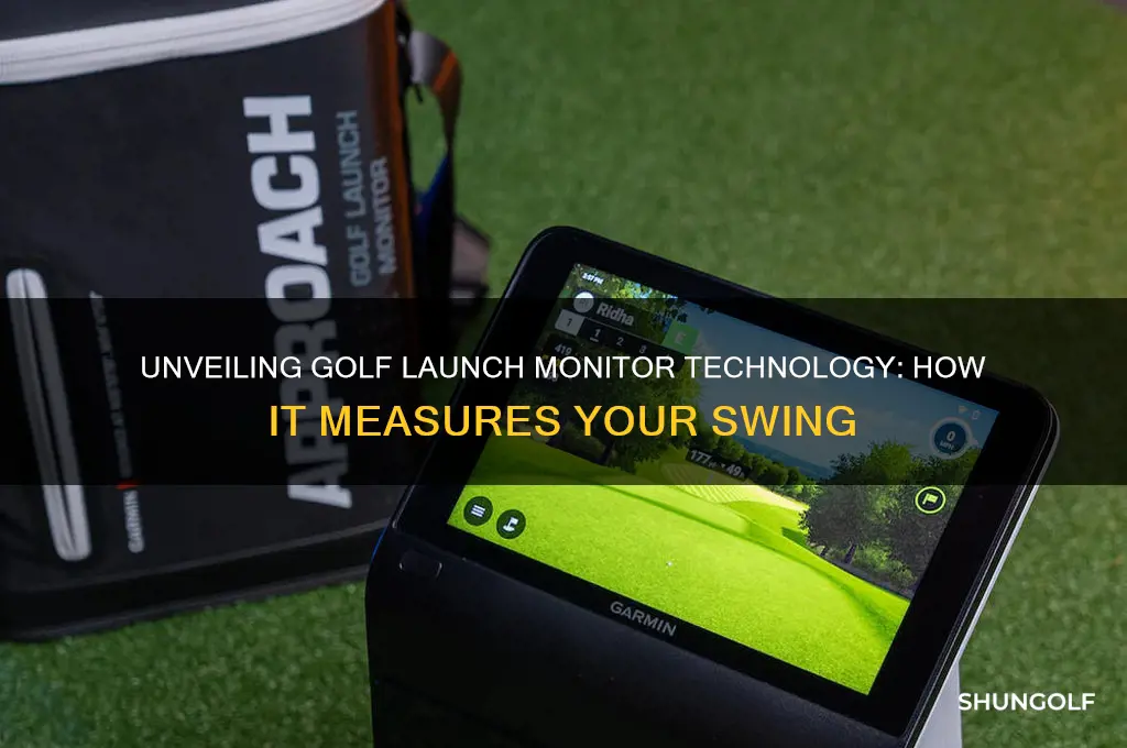 how does a golf launch monitor work