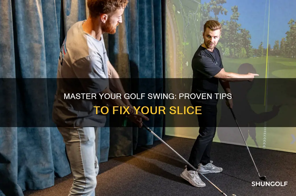 how does a golf player improve their slice