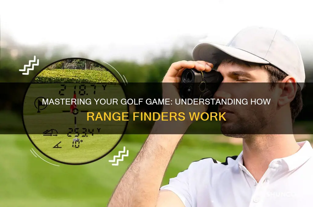 how does a golf range finder work