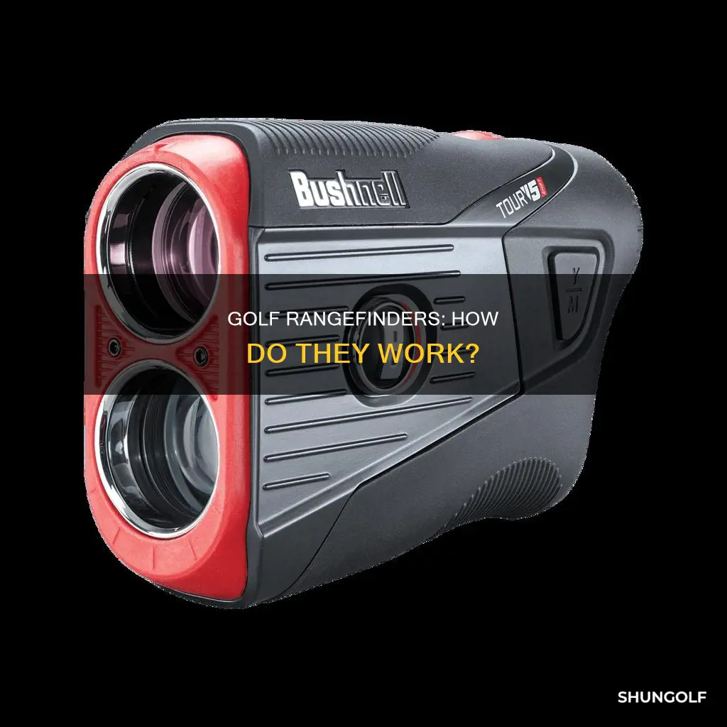 how does a golf rangefinder work