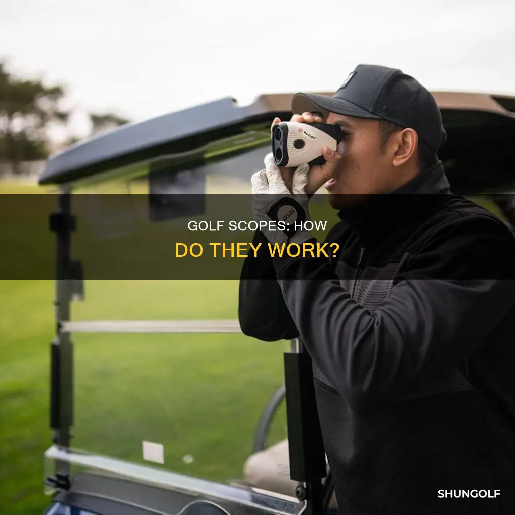 how does a golf scope work