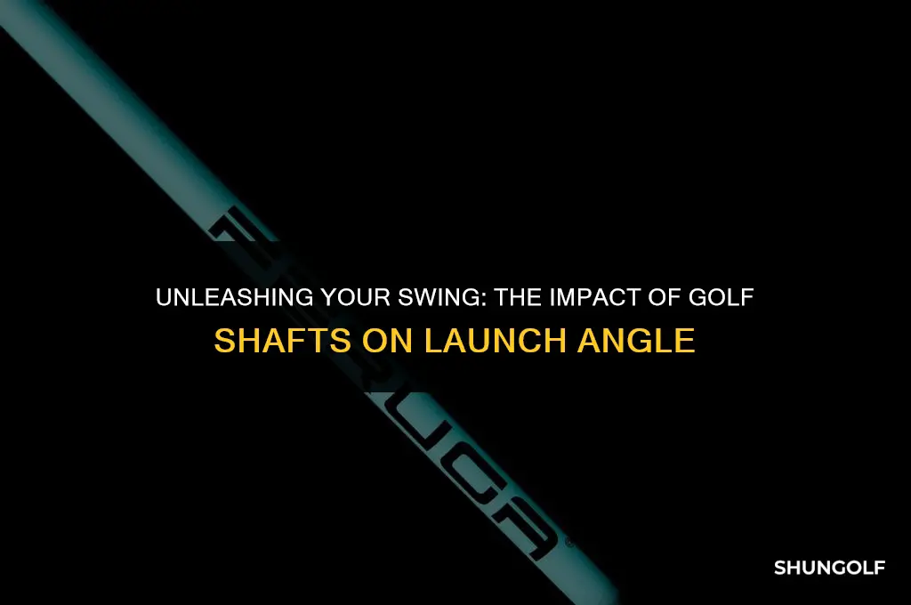 how does a golf shaft affect launch angle