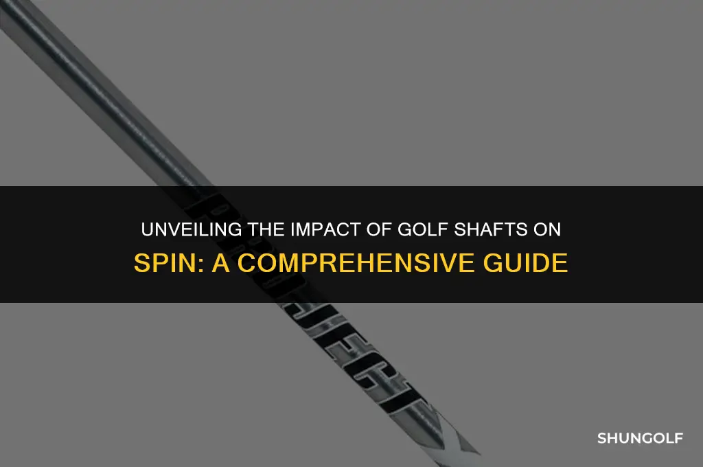 how does a golf shaft affect spin