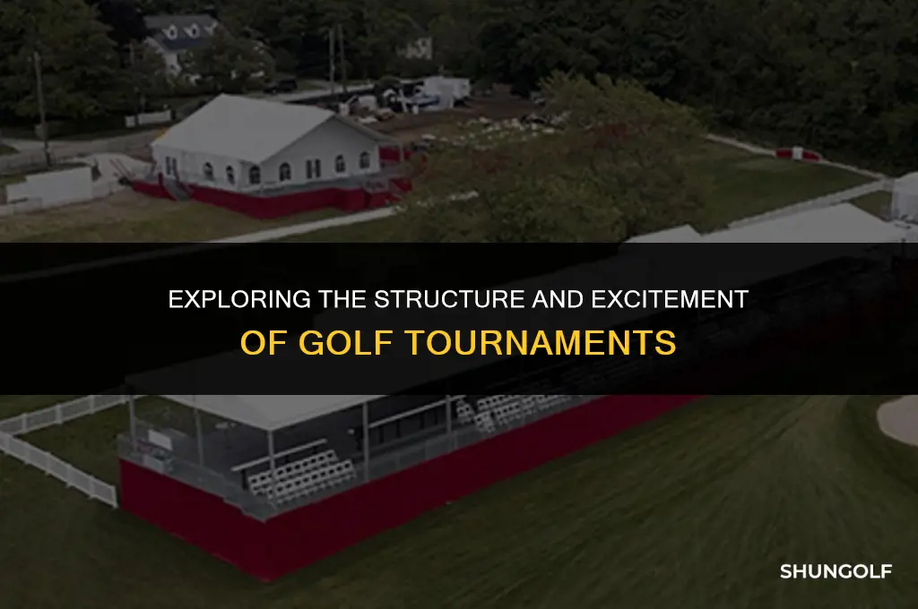 how does a golf tournament work
