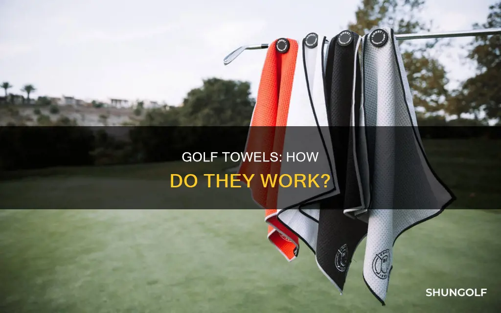 how does a golf towel work