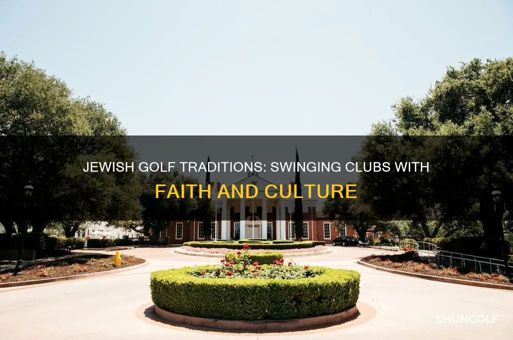 how does a jewish person play golf