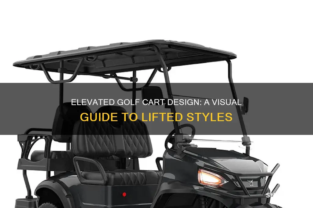 how does a lifted golf cart look like