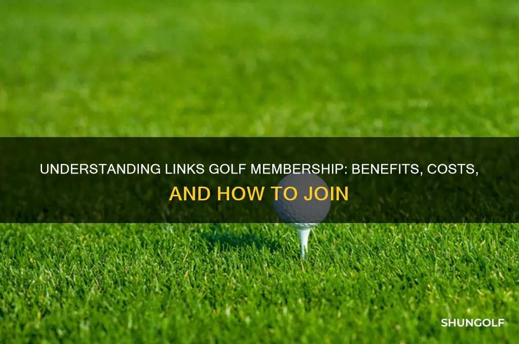 how does a links golf membership work