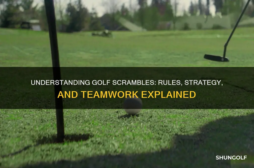 how does a scramble work in golf