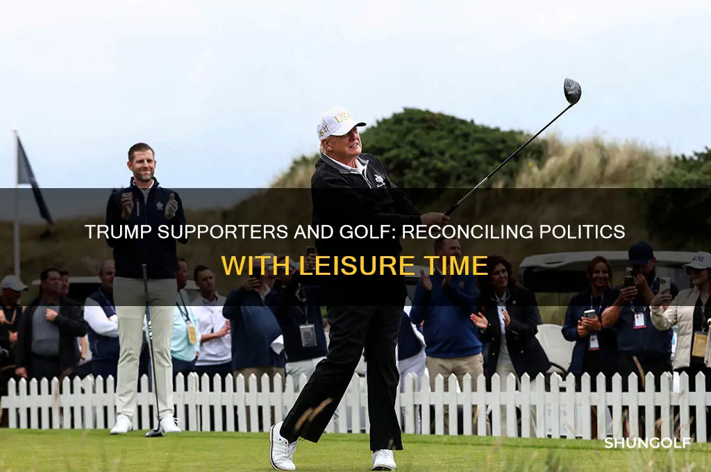 how does a trump supporter reconcile golf