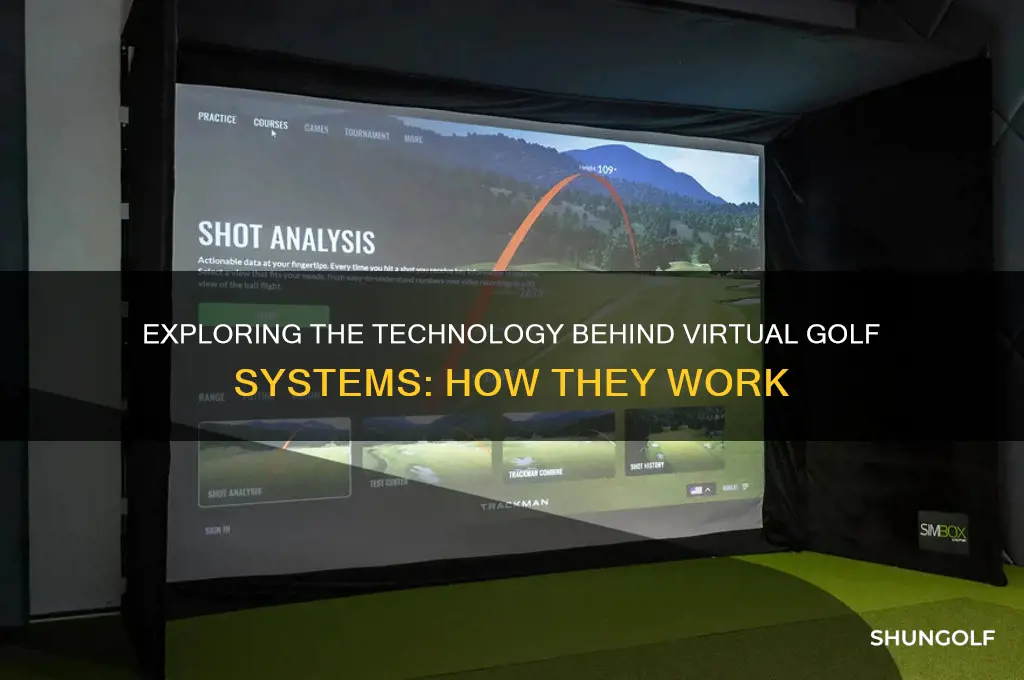 how does a virtual golf system work