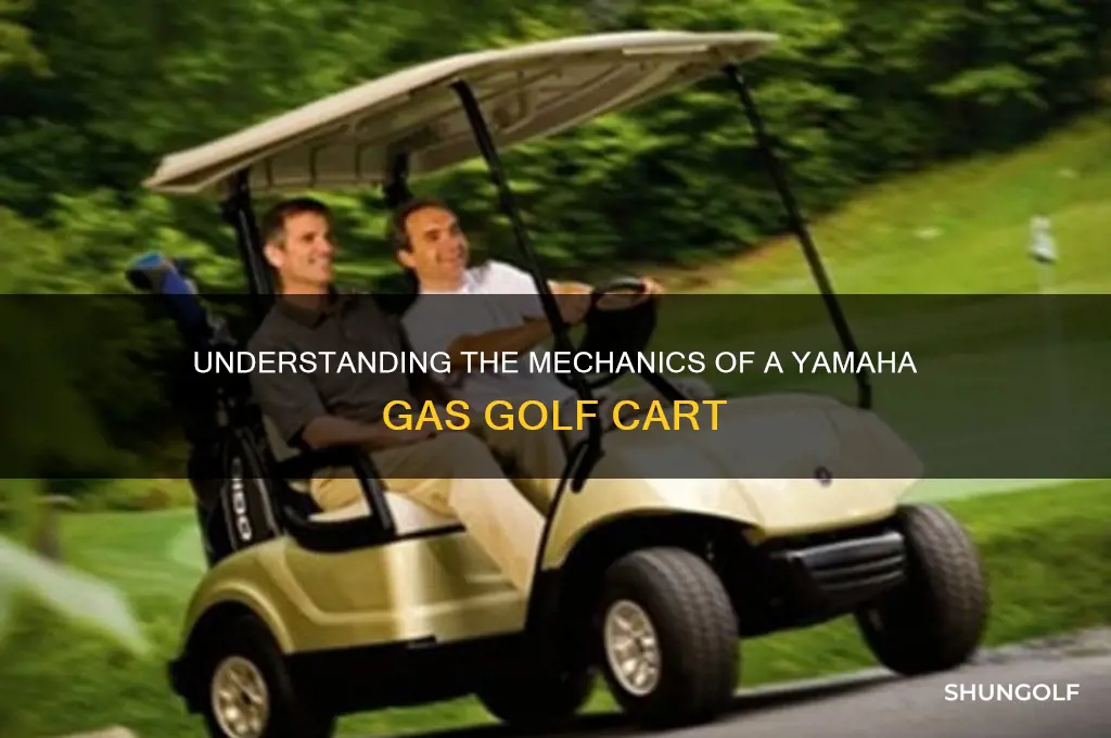 how does a yamaha gas golf cart work