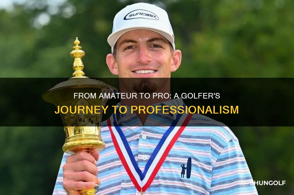 how does an amateur golfer turn pro