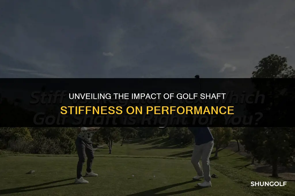 how does butt stiffness in golf shaft affect performance