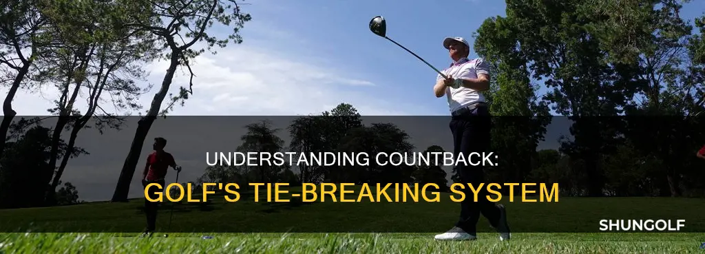 how does countback work in golf