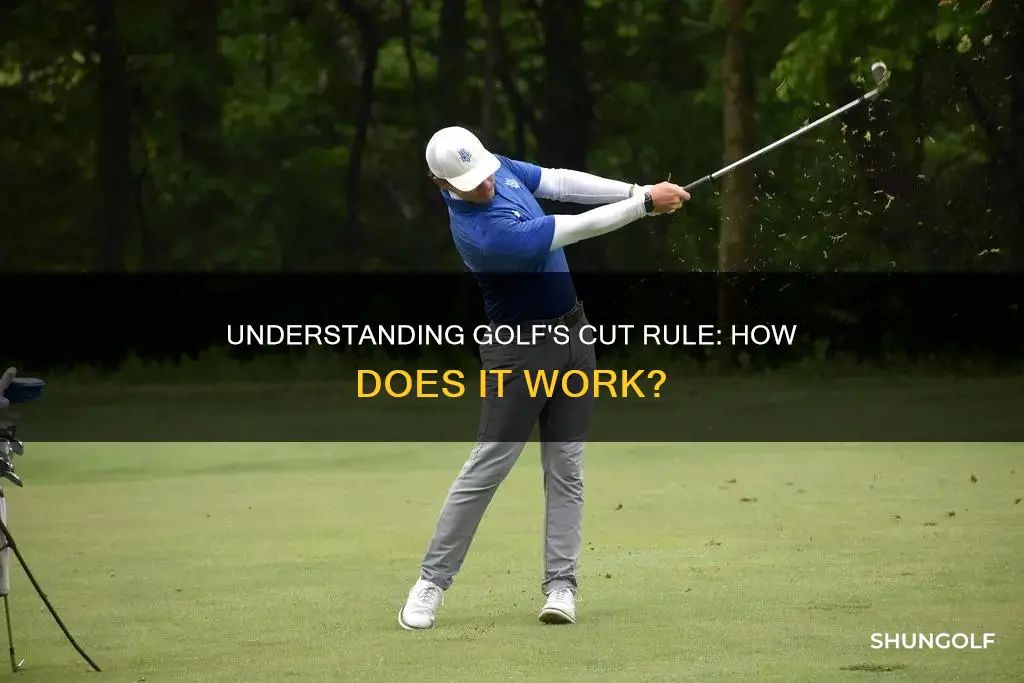 how does cut work in golf