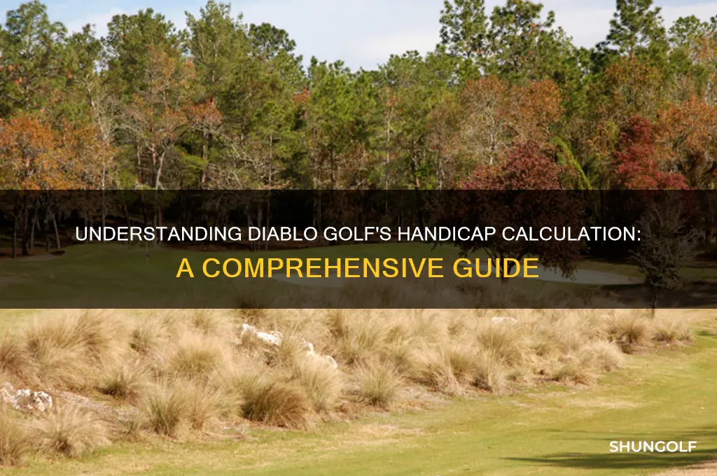 how does diablo golf calculate handicap