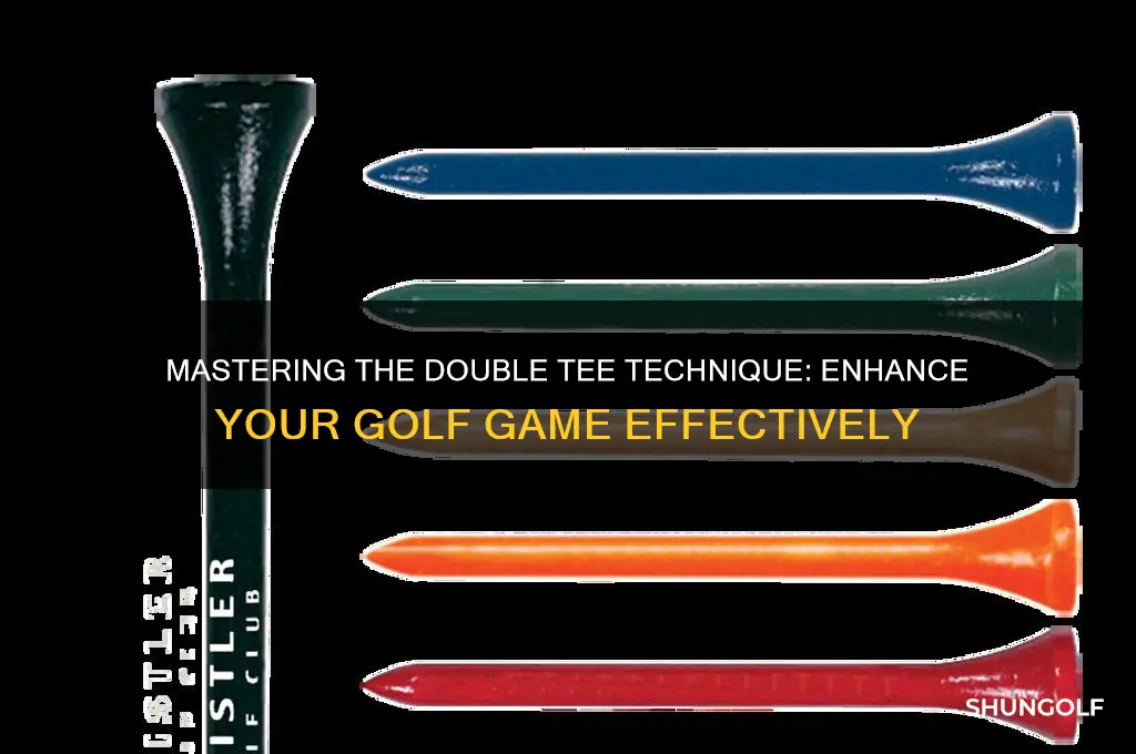 how does double tee work for golf