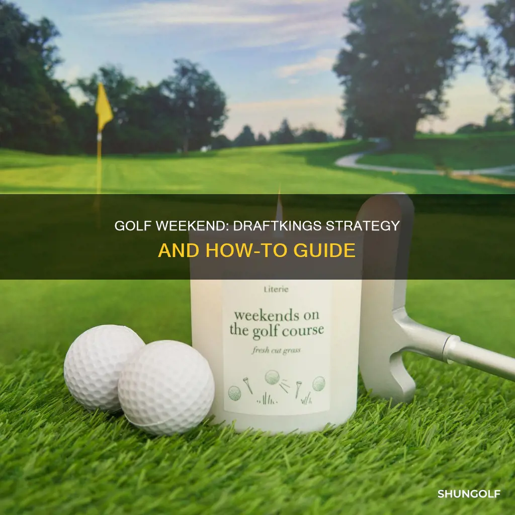how does draftkings weekend golf work