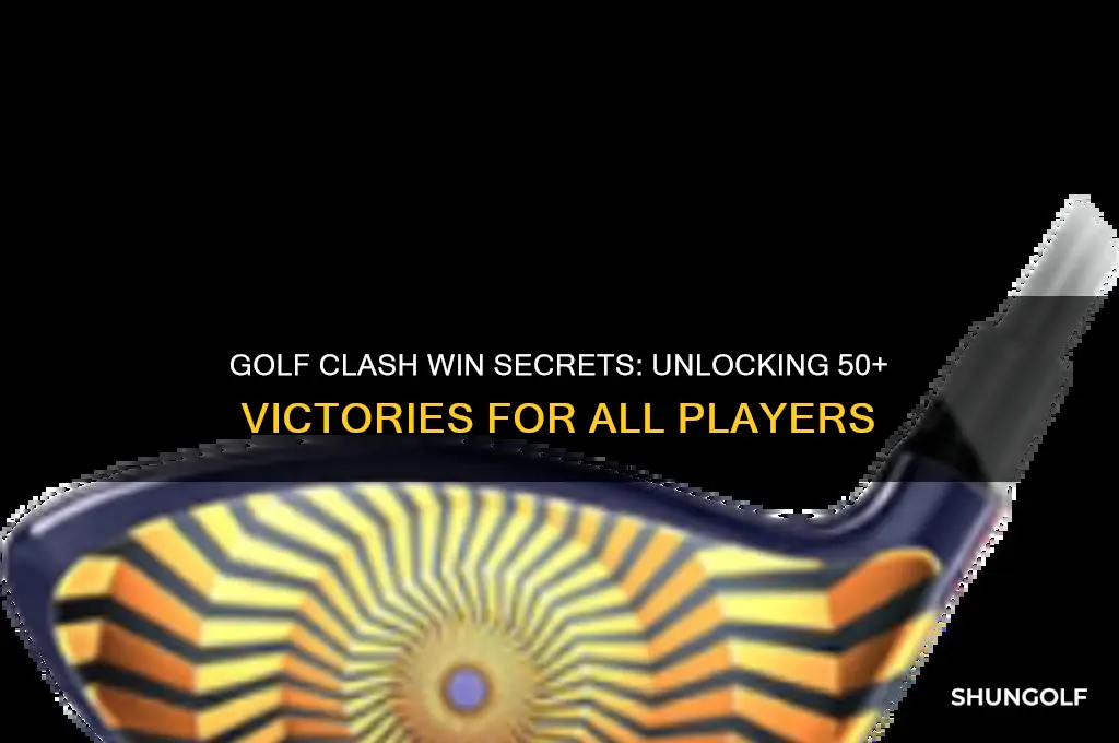 how does everyone in golf clash have above 50 wins