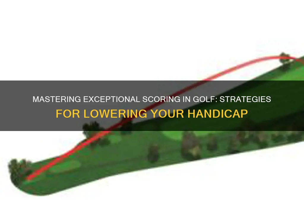 how does exceptional scoring work in golf