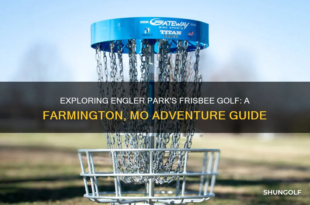 how does frisbee golf at engler park farmington mo work