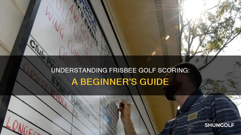 how does frisbee golf points work