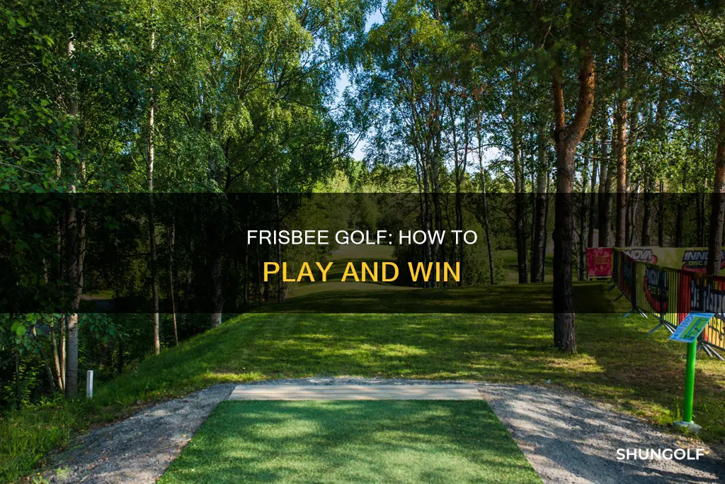 how does frisbee golf work
