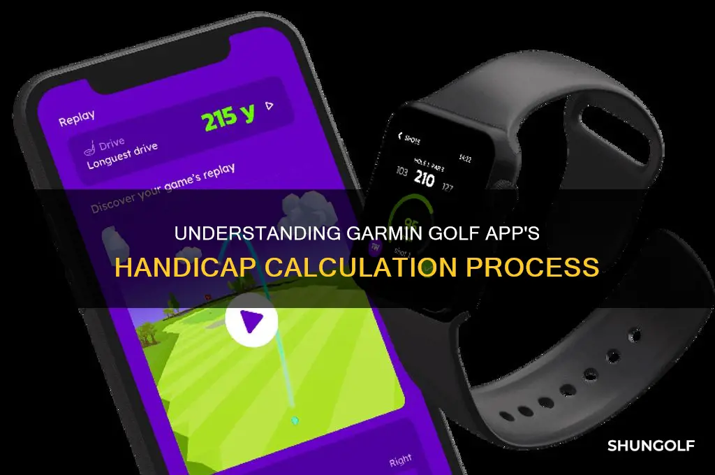 how does garmin golf app calculate handicap