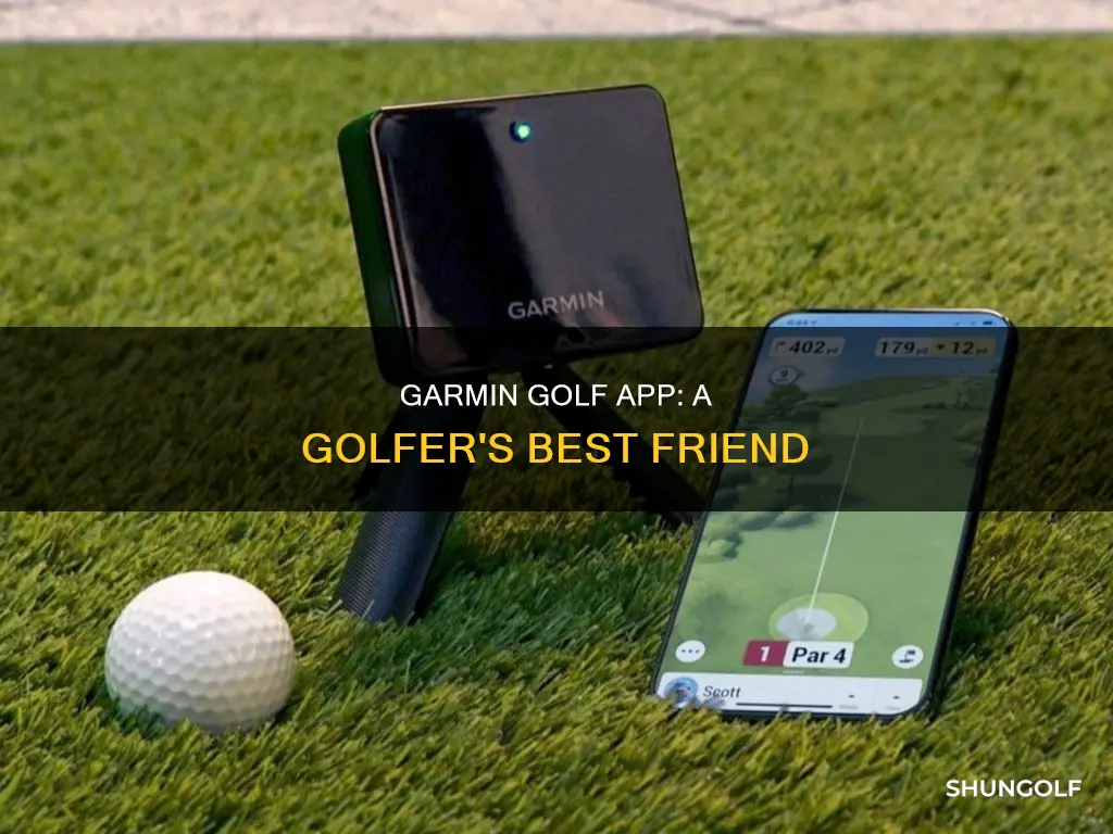 how does garmin golf app work