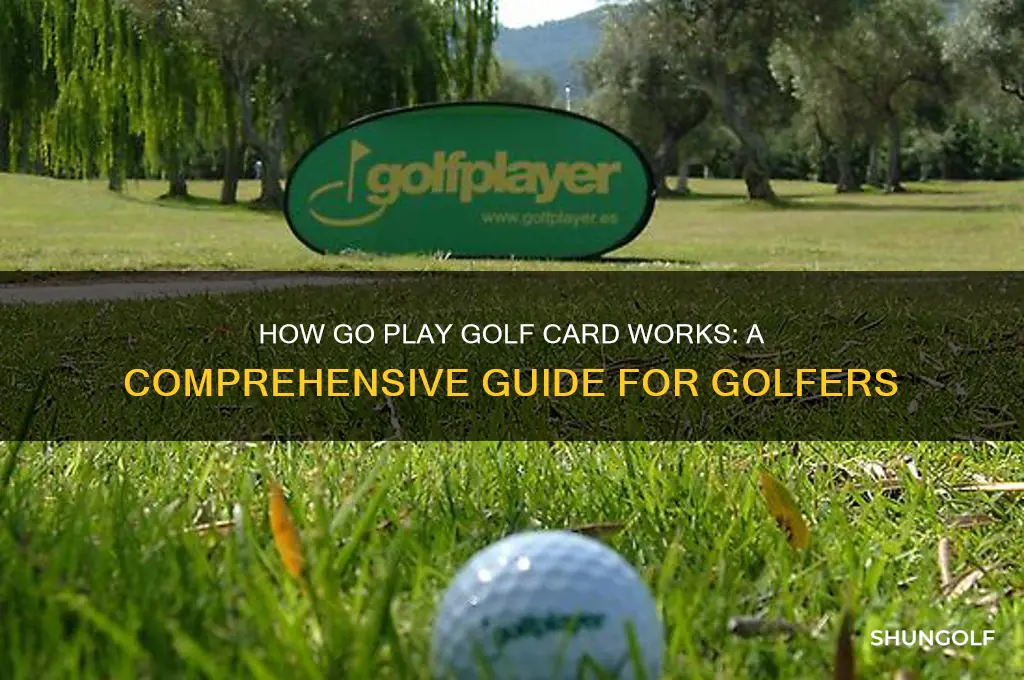 how does go play golf card work