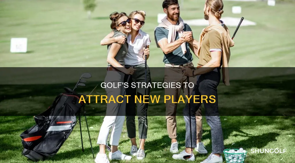 how does golf attract new customers