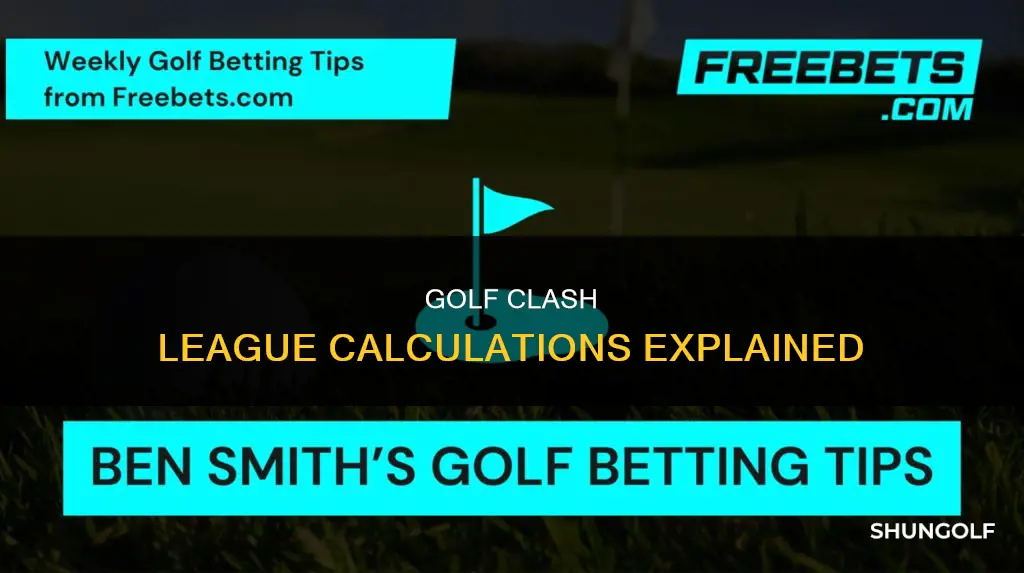 how does golf clash determine league