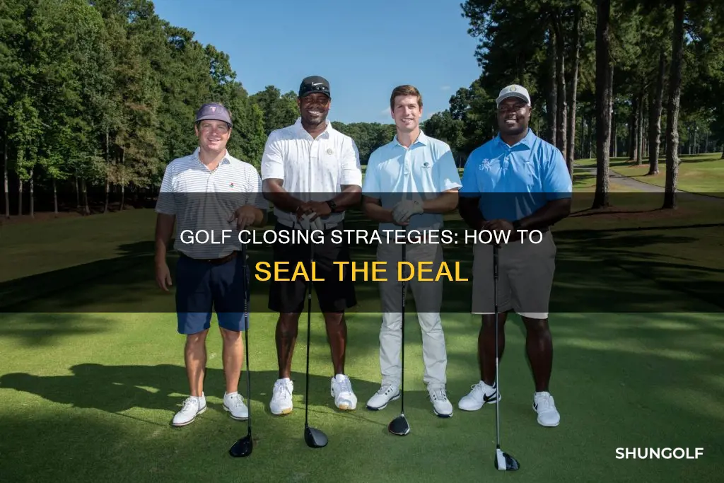 how does golf closing work