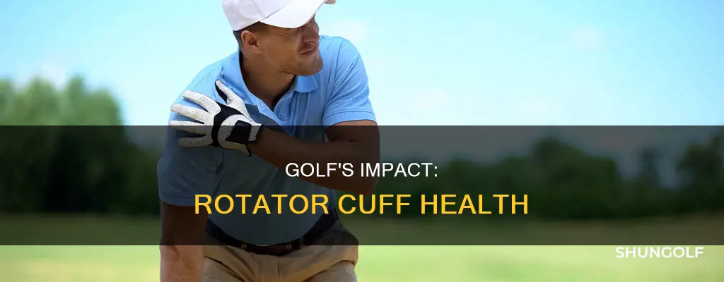 how does golf effect rotator cuff