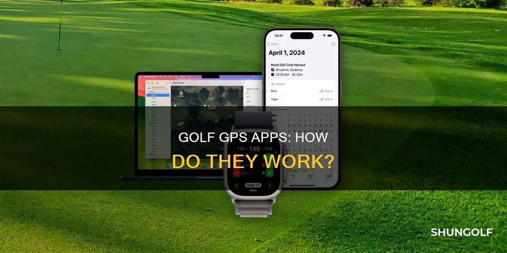 how does golf gps app work