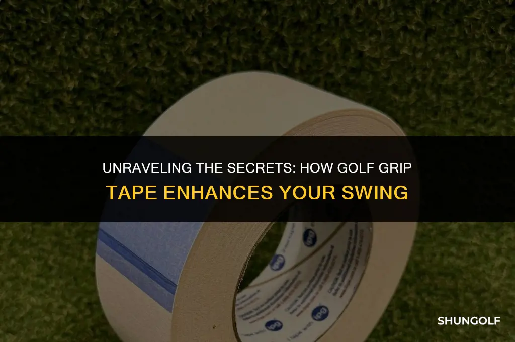 how does golf grip tape work