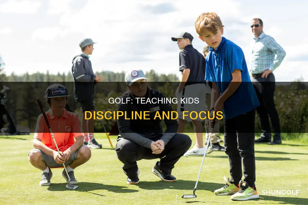 how does golf help kids