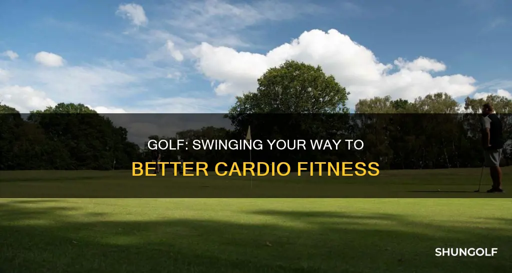 how does golf improve cardiorespiratory fitness