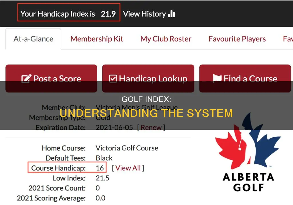 how does golf index work