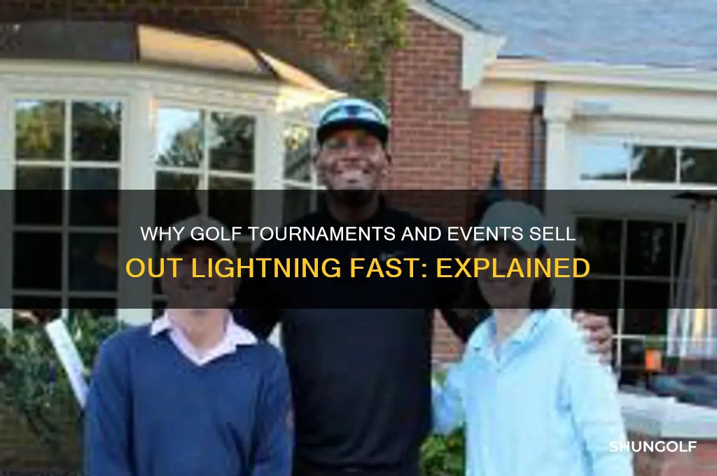 how does golf sell out so fast